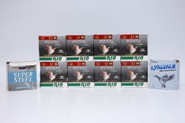 APPROX 230 X 12 GAUGE CARTRIDGES TO INCLUDE RIO ROYAL STEEL 32GRM 4 SHOT,