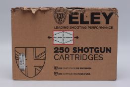 250 X 12 GAUGE ELEY SELECT 8 SHOT 28G FIBRE CARTRIDGES - (TO BE COLLECTED IN PERSON BY LICENCE