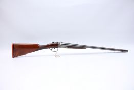 AYA 12 BORE SIDE BY SIDE SHOTGUN, 26 INCH BARRELS, TWIN TRIGGER BOX LOCK EJECTOR,