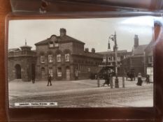 ALBUM WITH A SMALL COLLECTION OF LOWESTOFT RPs ALL PUBLISHED H.