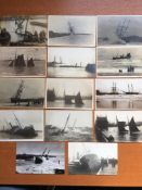 PACKET OF LOWESTOFT SHIPWRECKS INCLUDING FRONJOT, MERCIA, TOBAGO, SS LONGWOOD, ETC,
