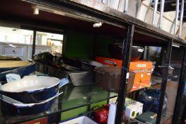 A quantity of Le Creuset cookware and similar items, some unused.