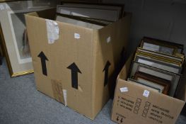 A large quantity of decorative paintings and prints.