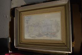 George Weissbort, a collection of watercolours and drawings etc., framed and glazed.