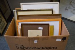 Quantity of paintings and prints etc.