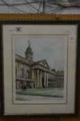 Hubert Williams, Chelsea Royal Hospital, watercolour, signed.