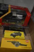 Dinky die-cast military vehicles etc.