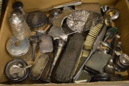 A quantity of small silverware etc.