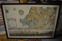 A group of various prints to include maps etc.