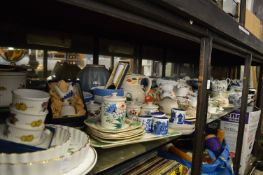 A large quantity of decorative china.