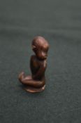 A small Hagenauer bronze of a child.