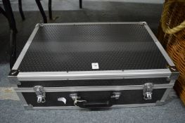 An aluminium framed case.