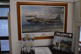 John D Shaw, In the presence of my enemy, limited edition aviation print, signed by the artist and
