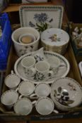 A quantity of Portmeirion Botanic Garden and other similar china.