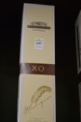 Rastignac XO cognac, boxed.