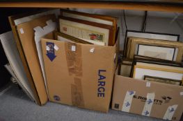 Large quantity of paintings, prints, maps etc.