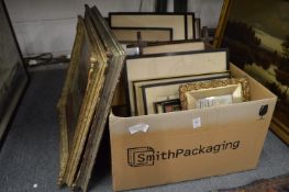 A quantity of paintings and prints.