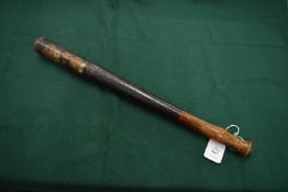 A Victorian truncheon.