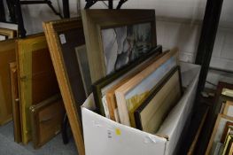 A quantity of paintings, prints etc.
