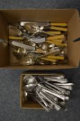 Plated and other flatware.