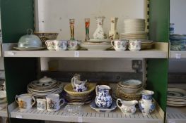 A quantity of decorative and household china and glass.