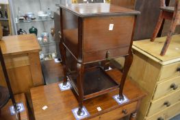 Sewing box and contents.