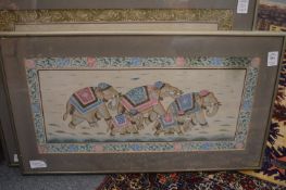 Indian School, Procession of elephants and two similar.
