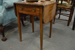 Two 19th century small drop-flap occasional tables.