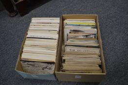 A quantity of postcards, some reprints.