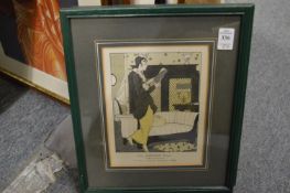 A group of decorative prints.