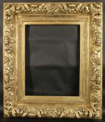 A GOOD GILTWOOD PICTURE FRAME with acanthus decoration. Rebate size 17ins x 21.5ins (43cm x 54cm).