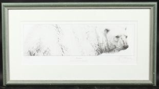 GARY HODGES (b. 1954) BRITISH. Bearback. Signed. 719/850. Image 4.5