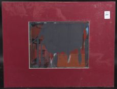 PRABHAKAR KOLTE (1946) INDIAN. An abstract composition, acrylic and watercolour Signed, inscribed
