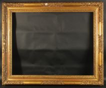 A GILTWOOD PICTURE FRAME Rebate size 36ins x 28ins