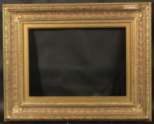 AN ALL ROUND GILTWOOD PICTURE FRAME Rebate size 10ins x 24ins.