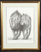 GARY HODGES (b. 1954) BRITISH. Friendship. Signed. 1214/1250. Image 15