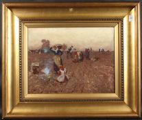 N. BUMANN (19TH CENTURY) ENGLISH. Signed and dated 1894. Oil on board. 14