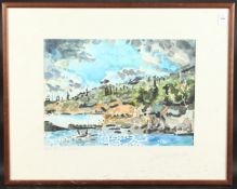 JAMES FOOT. Marina, watercolour. Signed, inscribed and dated 1990. 11.5