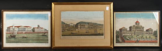 THREE ANTIQUE ENGRAVINGS OF RUSSIAN VIEWS (3). 12