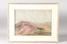 JOHN BROWN. Mountainous landscape. Oil on board. 10ins x 14ins.