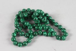 A STRING OF BEADS.