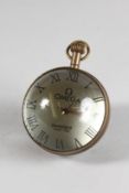 A REPLICA OMEGA GLASS BALL WATCH. 2ins diameter.