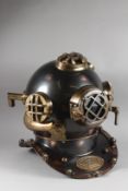A REPLICA U.S. NAVY DIVING HELMET, Boston News. 17cms high.