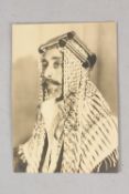 PHOTOGRAPH OF KING FAISAL I BIN AL-HUSSEIN OF IRAQ (1885-1933): the first king of modern Iraq, stamp