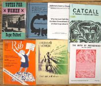 WOMEN - group of feminist pamphlets, Spare Rib etc.
