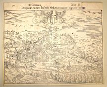 BADEN, an early woodcut view from 