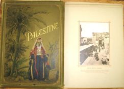 PALESTINE, PHOTOGRAPHY, portfolio of 25 views of Palestine by Bonfils, circa 1900, green pictorial