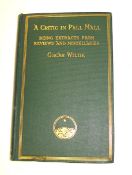 WILDE (Oscar) A Critic in Pall Mall, sm. 8vo, green cloth gilt, 1st Edn., L., 1919.