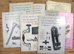 [TOOLS] Arnold & Walker, Traditional Tools, Catalogues 1-6, 1974-8; & 3 other catalogues (9).
