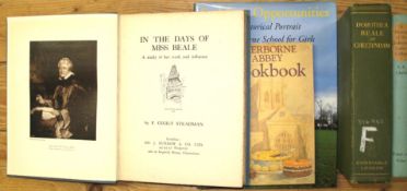 [CHELTENHAM LADIES COLLEGE / SHERBORNE ABBEY] STEADMAN (F. Cecily) In the Days of Miss Beale, 4to,